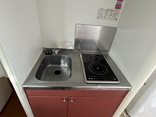 レオパレス向ヶ丘のキッチン|シングルレバー設置
