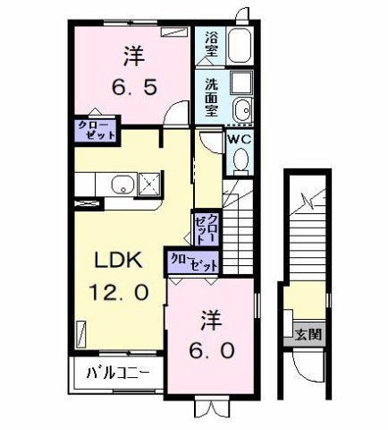 サンロードⅡの間取り