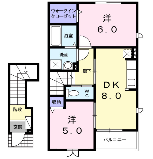 【間取り】 | ベルソレイユ　Ⅱ