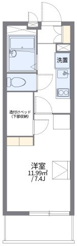 レオパレスグランノーブルの間取り
