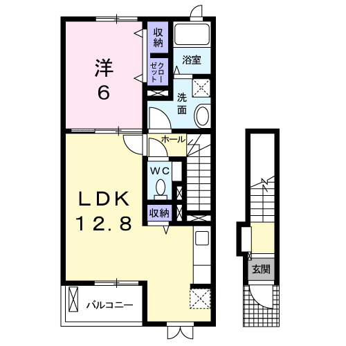 グランツ今伊勢の間取り