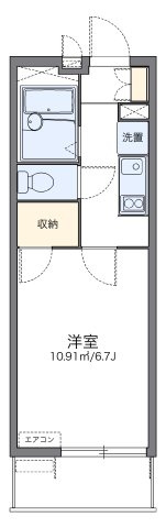 レオパレスノーブル　シャトーⅡの間取り