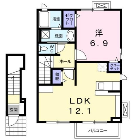 ピースパレスの間取り