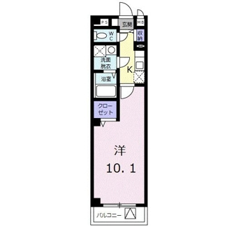 【間取り】 | グレイスＫ | 間取りです。