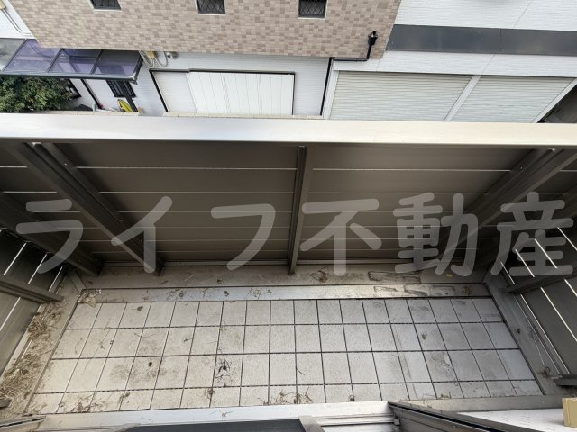 メゾン池島のバルコニー