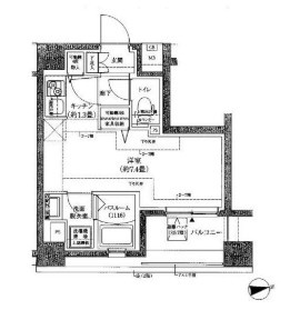 【間取り】 | ロアール蒲田弐番館