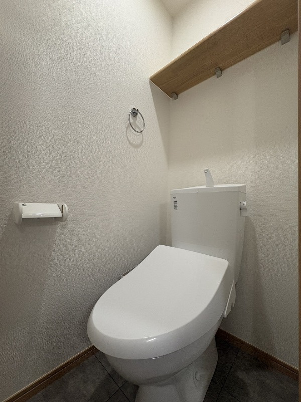 B.のトイレ|ゆったりとした空間のトイレです