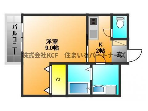 ヴィラージュⅡの間取り