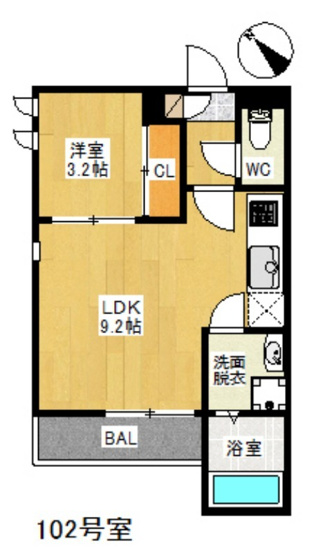 【間取り】 | GRANDTICエルドラード香椎　★プライスホームなら仲介手数料が割引価格です！★