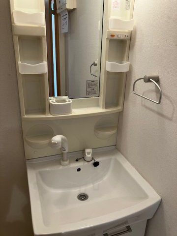 クレイシア蔵前の洗面所