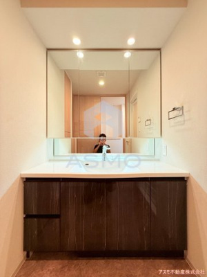 【洗面所】 | 大阪ひびきの街・ザ・サンクタスタワー | ※建物内別間取参考写真