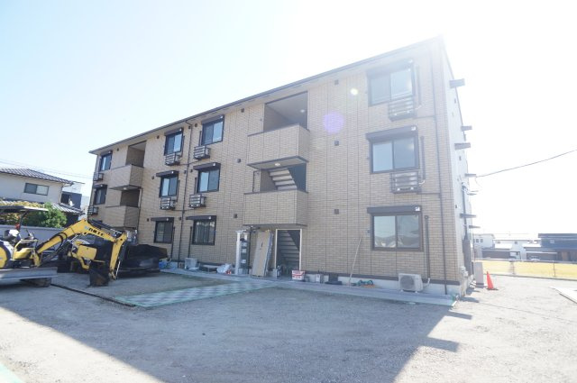 熊本市南区御幸笛田３丁目のアパートの外観