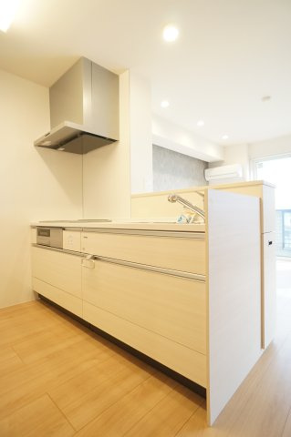 熊本市南区御幸笛田３丁目のアパートのキッチン