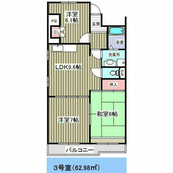 【間取り】 | センターヒル橘