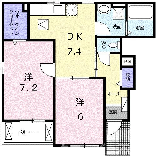 ガーデンハウス　菊水の間取り