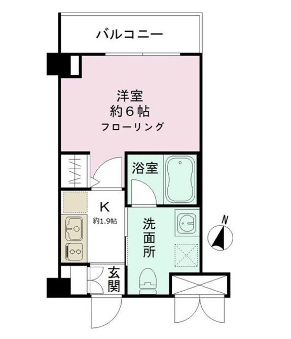 CYNTHIA代田橋Ⅲの間取り
