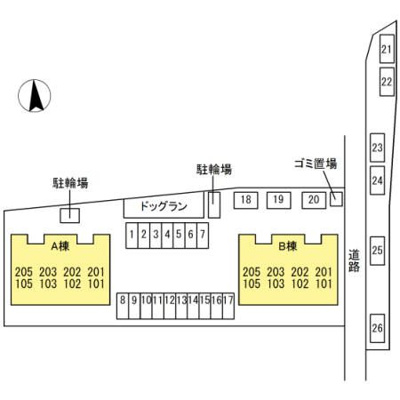【区画図】 | プルミエール　B棟