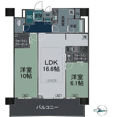 【間取り】 | L'ENVOL　MEIEKI
