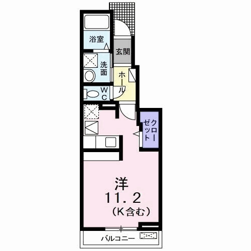 メゾンリヴィエールＣの間取り