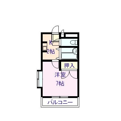 シングルスの間取り