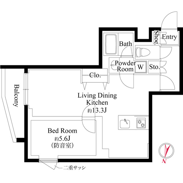 プレアスヴェルタ三ノ輪の間取り
