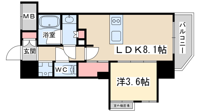 【間取り】 | ザ・パークハビオ同心プレイス