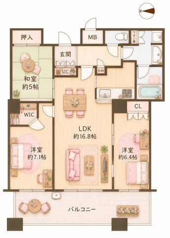 ザ・香里園タワーの間取り|間取り図はいかがですか？ご希望を叶える間取りですか？リビングの広さは？水回りの位置は？カウンターキッチン？など色々な情報が集約されています。弊社ではリフォームなどのご相談も承っております。