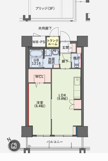 【間取り】 | クラシオン小笹山手3棟