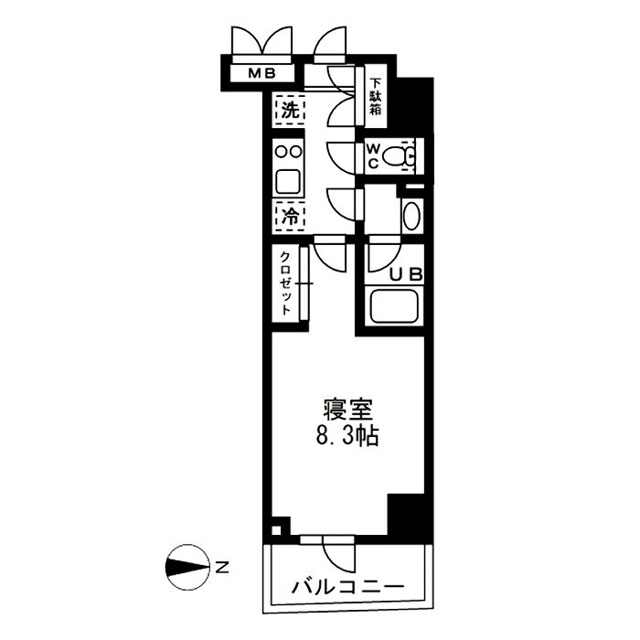 新品家具付きマンション亀戸8(KaGood東京)の間取り|※間取りと異なる場合は現状を優先します。
