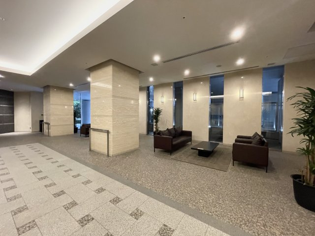 勝どきビュータワーのロビー|建物の内部です