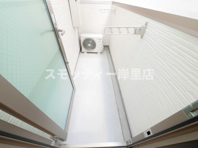 フジパレス我孫子前Ⅱ番館のバルコニー