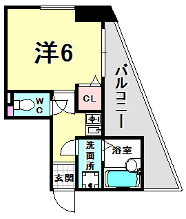 ワコーレハーバーシティ元町の間取り