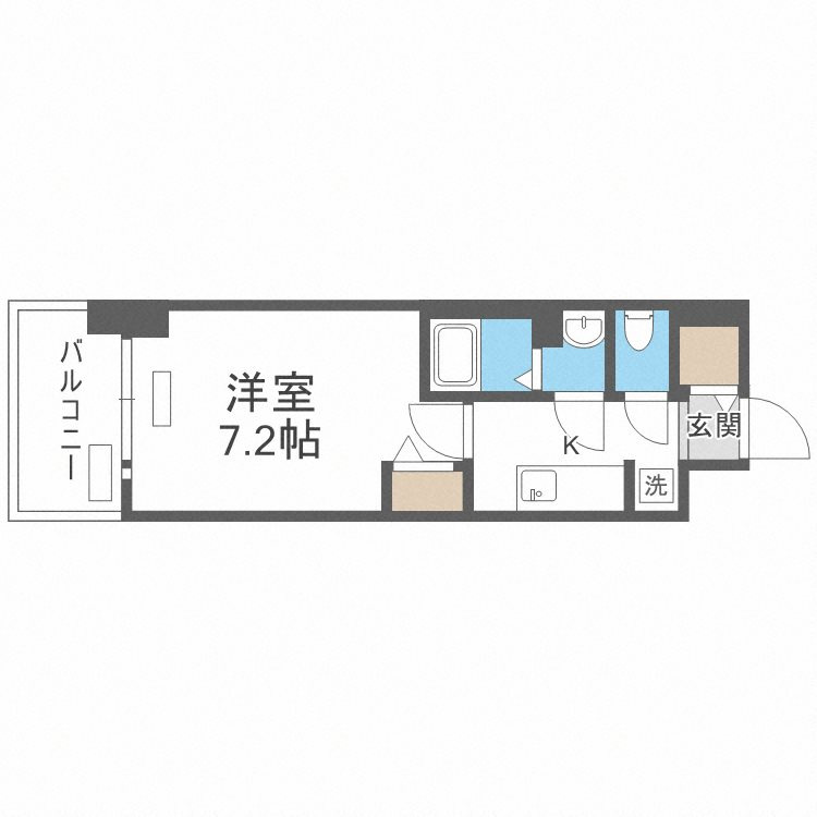 プレサンス大国町ラヴエニールの間取り