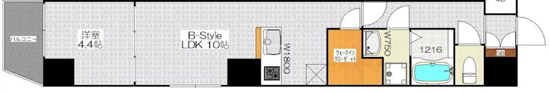 C.COLOR南新町の間取り