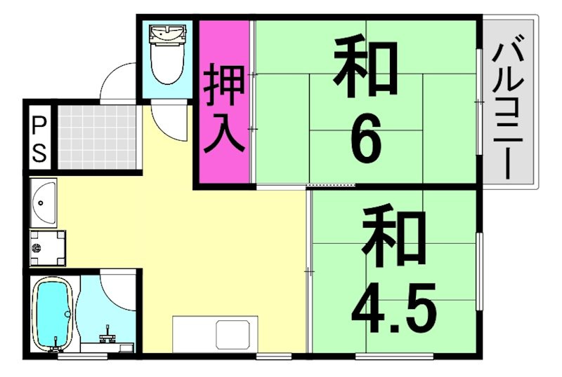 レジデンス老松の間取り