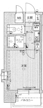 ディナスティ清水谷の間取り