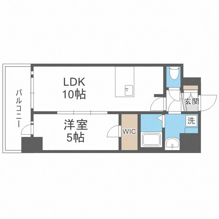 プレサンス大国町ラヴエニールの間取り