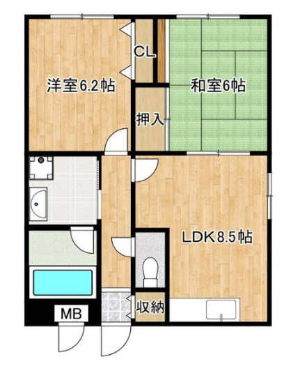 イルプリモ桜川の間取り