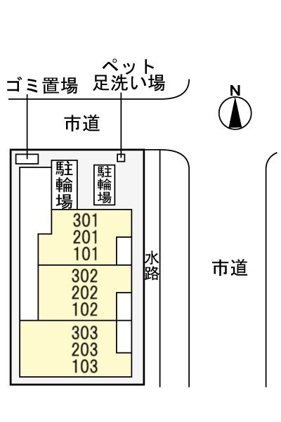 アルストロメリアⅤの駐車場