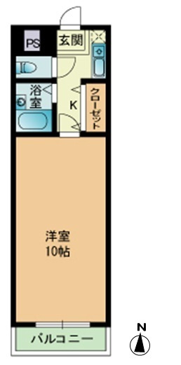 アイレックス南天神の間取り