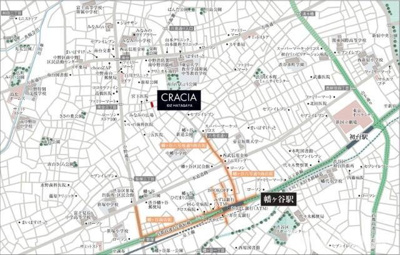 【地図】 | クレイシアＩＤＺ幡ヶ谷