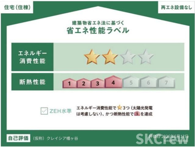 【省エネ性能ラベル】 | クレイシアＩＤＺ幡ヶ谷