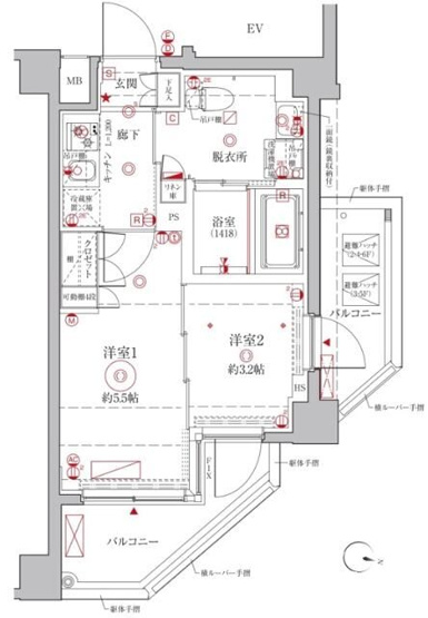 【間取り】 | クレイシアＩＤＺ幡ヶ谷