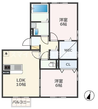 セジュール・マイＳの間取り