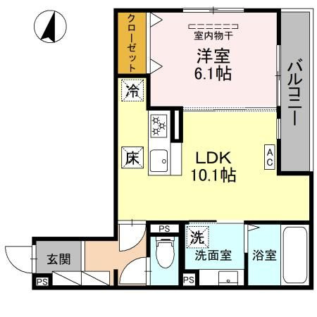 トリシア武庫川の間取り