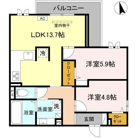 Field courtの間取り