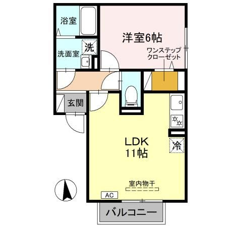 クレスト西宮東の間取り
