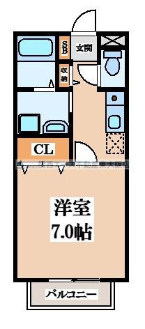 【間取り】 | オレンジハイツ