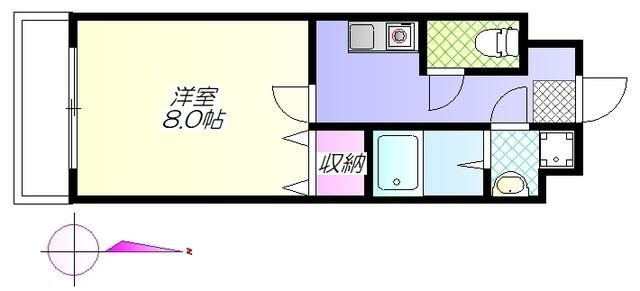 アマービレ国立の間取り