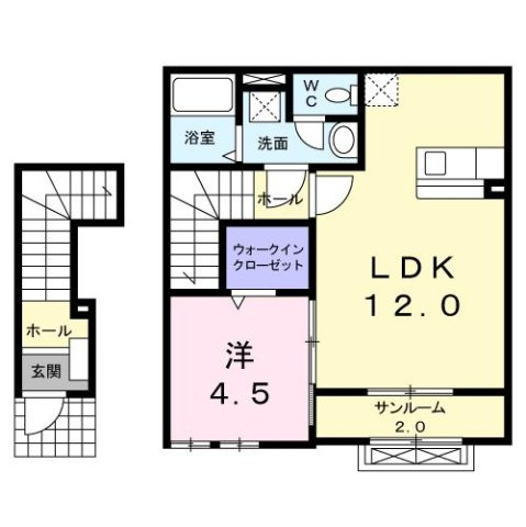 ミルトハウスの間取り